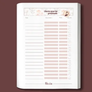 Página de la lista de intercambio de libros del Diario de Lecturas Fikzia