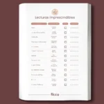 Página de la lista de lecturas imprescindibles del Diario de Lecturas Fikzia