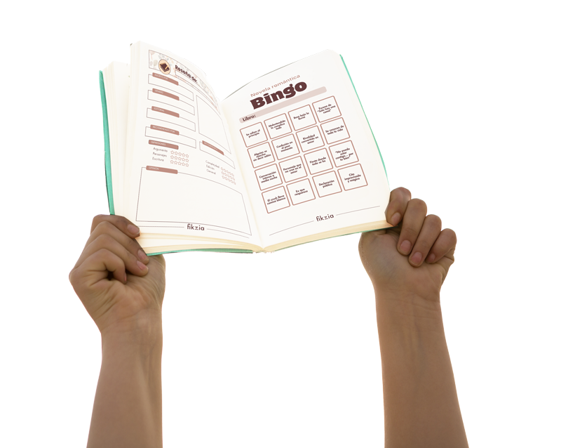 Diario de lecturas con un  bingo literario 